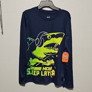 Nwt Kids Game Now Sleep Later Sleep Shirt